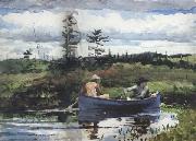 Winslow Homer The Blue Boat (mk44) oil painting